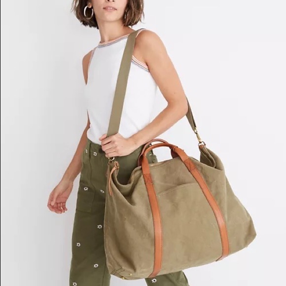 Madewell Bags Nwt Madewell Essentials Weekender Bag Brown Poshmark